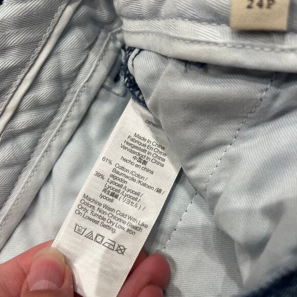 NWT Madewell The Harlow Super Wide Leg Jeans Sz 24 Petite Medium Wash Casual - Picture 4 of 6